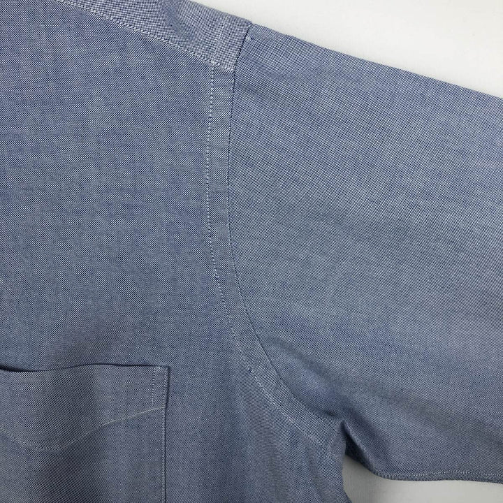 Brooks Brothers long-sleeved button-down shirt, made in the USA, size M cotton blue type Vintage Second Hand