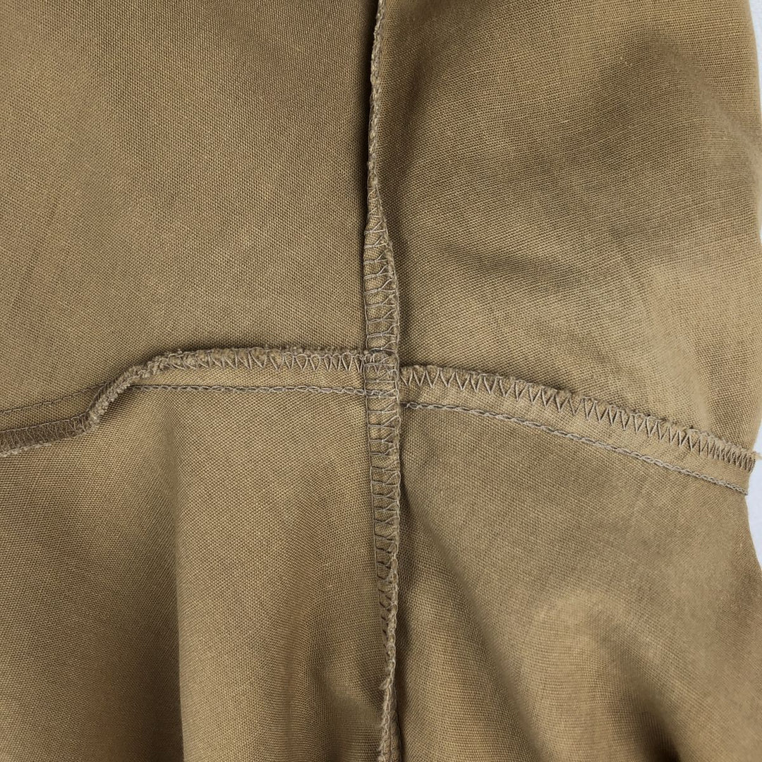 70s-80'S Lee Long-Sleeve Western Shirt, Made in USA, Men's Size L (approx.) unclear beige type brown Vintage Second Hand