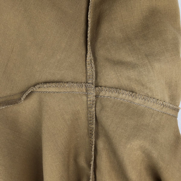 70s-80'S Lee Long-Sleeve Western Shirt, Made in USA, Men's Size L (approx.) unclear beige type brown Vintage Second Hand