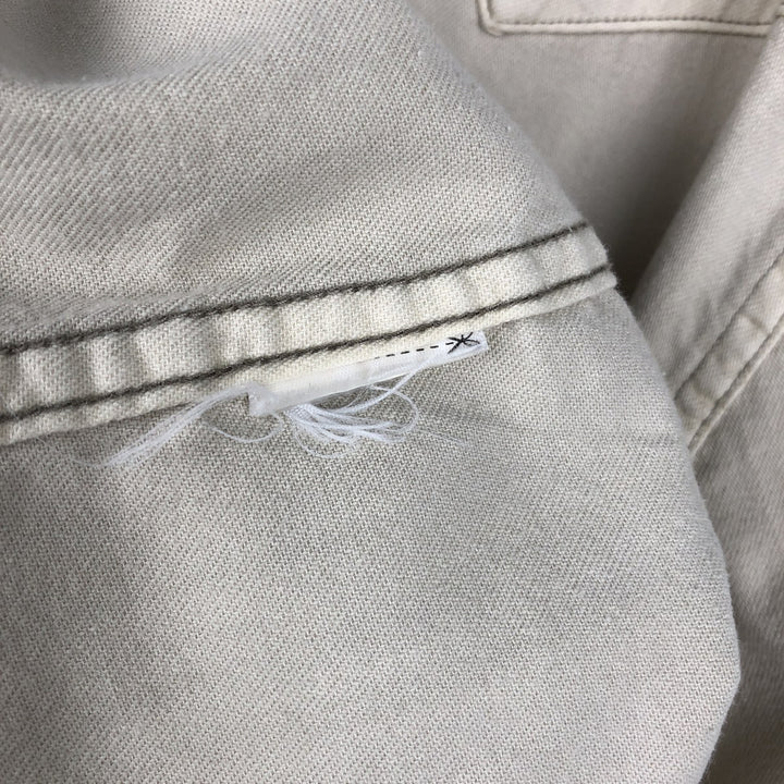 Ralph Lauren POLO RALPH LAUREN Long-Sleeve Denim Western Shirt, Men's Size XL (approx.) unclear Beige type Vintage Second Hand