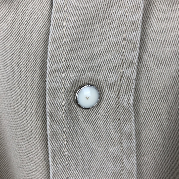 Wrangler Long-Sleeve Western Shirt, Men's Size XL (approx.) unclear Beige type Vintage Second Hand