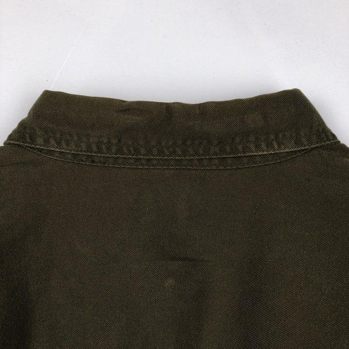 90s-00'S Levi's Long-Sleeve Denim Shirt, Men's XL (approx.), Regular Collar, Vintage cotton Khaki type Vintage Second Hand