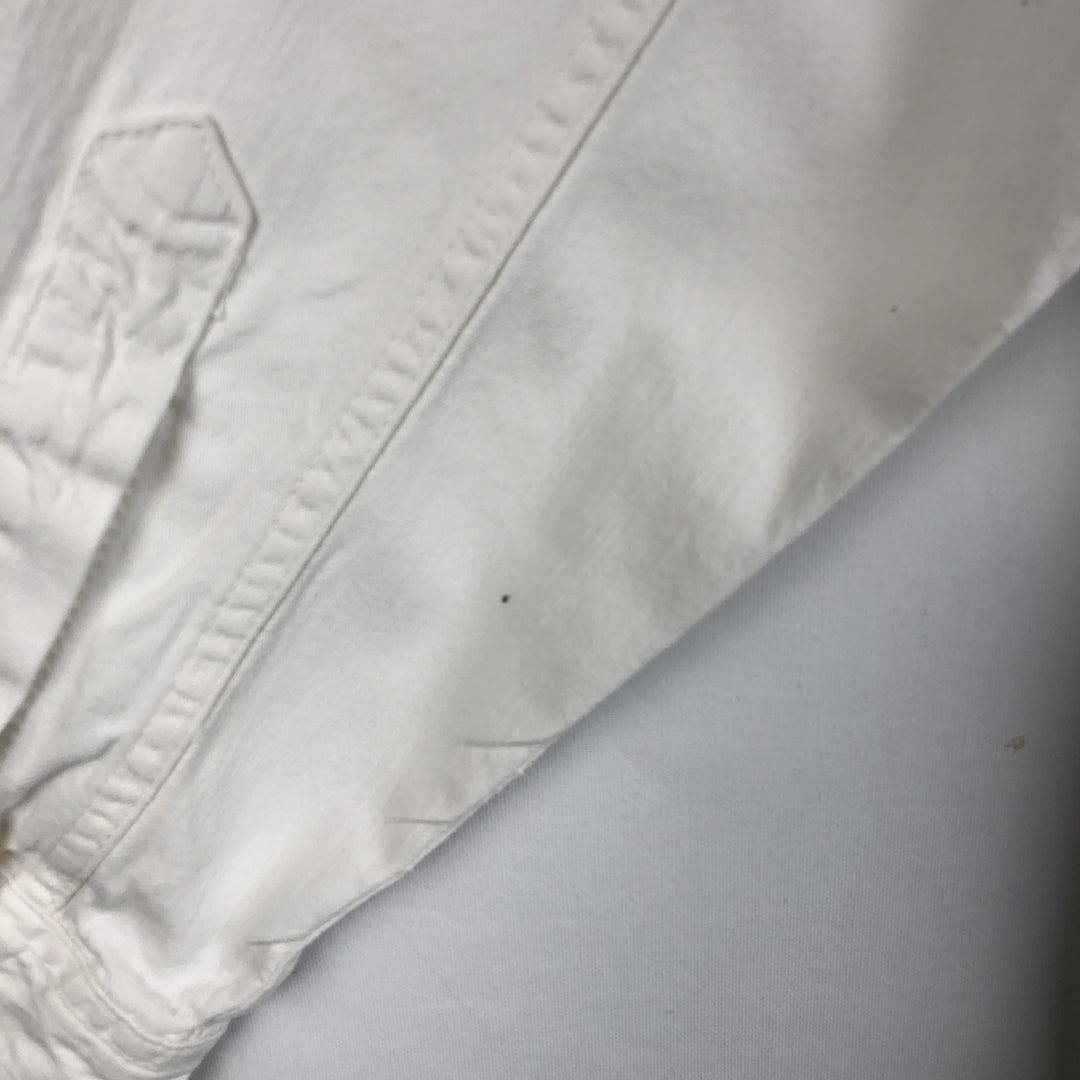 Levi's long-sleeved white denim western shirt, men's size XL. cotton white type Vintage Second Hand