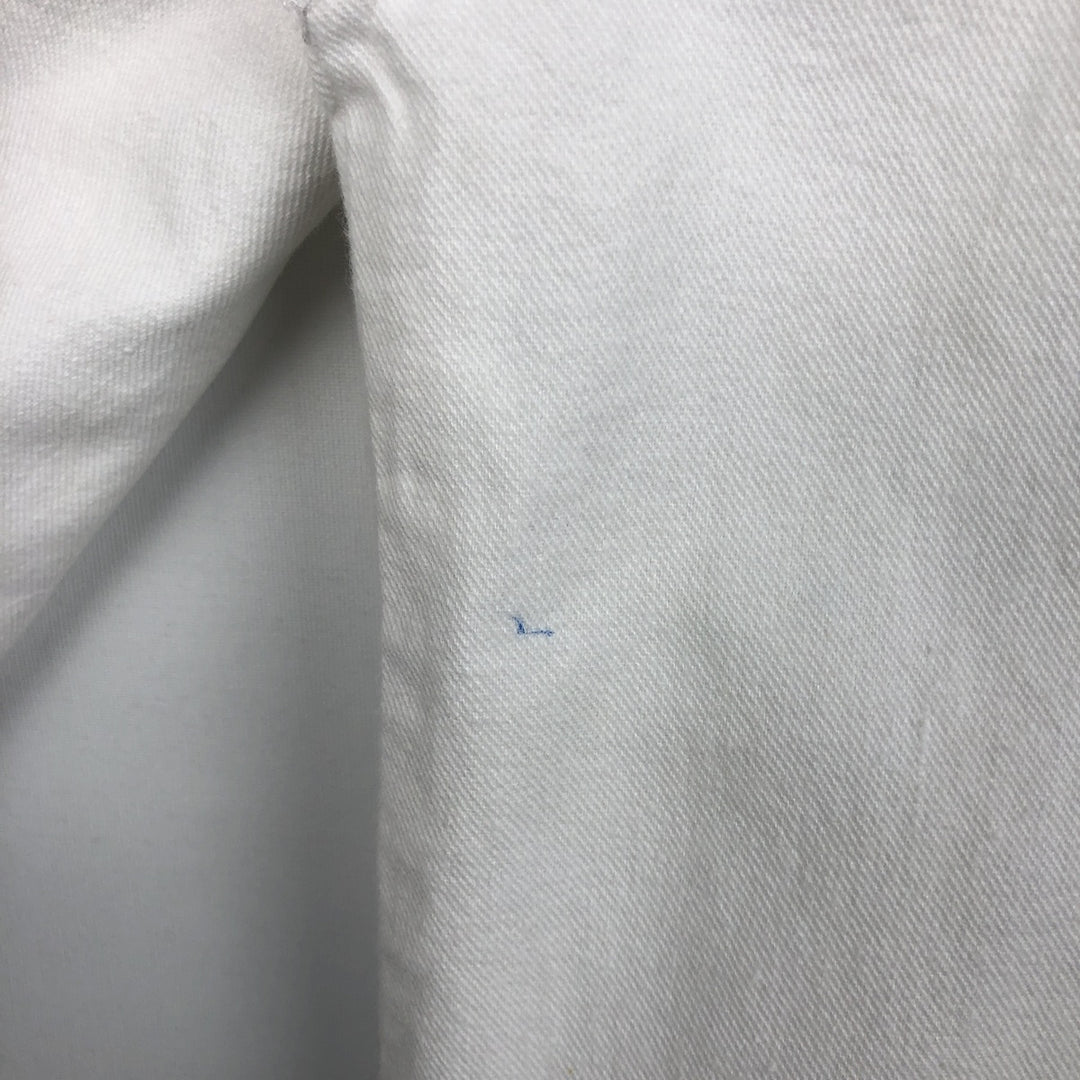 Levi's RED TAB Long-Sleeve White Denim Shirt, Men's Size S (approx.) cotton white type Vintage Second Hand
