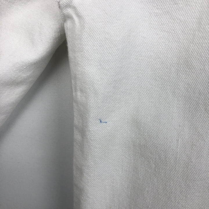 Levi's RED TAB Long-Sleeve White Denim Shirt, Men's Size S (approx.) cotton white type Vintage Second Hand