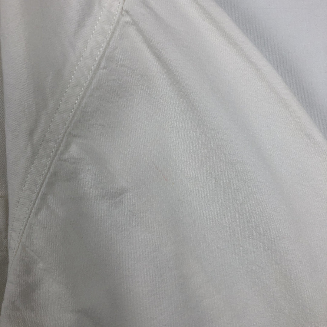 Levi's RED TAB Long-Sleeve White Denim Shirt, Men's Size M (approx.) cotton white type Vintage Second Hand