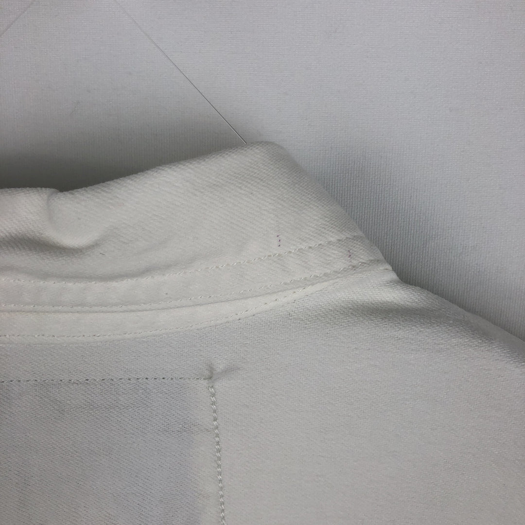 Levi's RED TAB Long-Sleeve White Denim Shirt, Men's Size M (approx.) cotton white type Vintage Second Hand