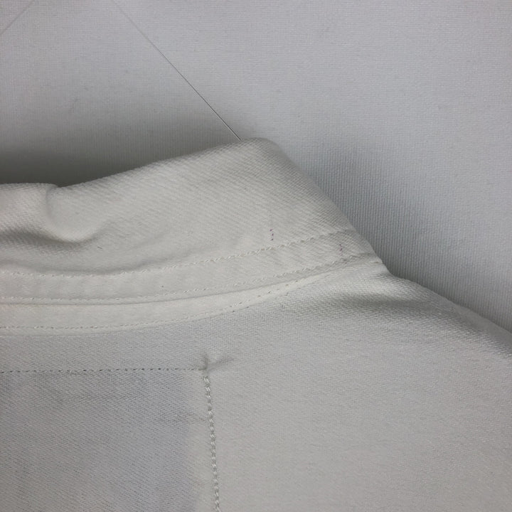 Levi's RED TAB Long-Sleeve White Denim Shirt, Men's Size M (approx.) cotton white type Vintage Second Hand