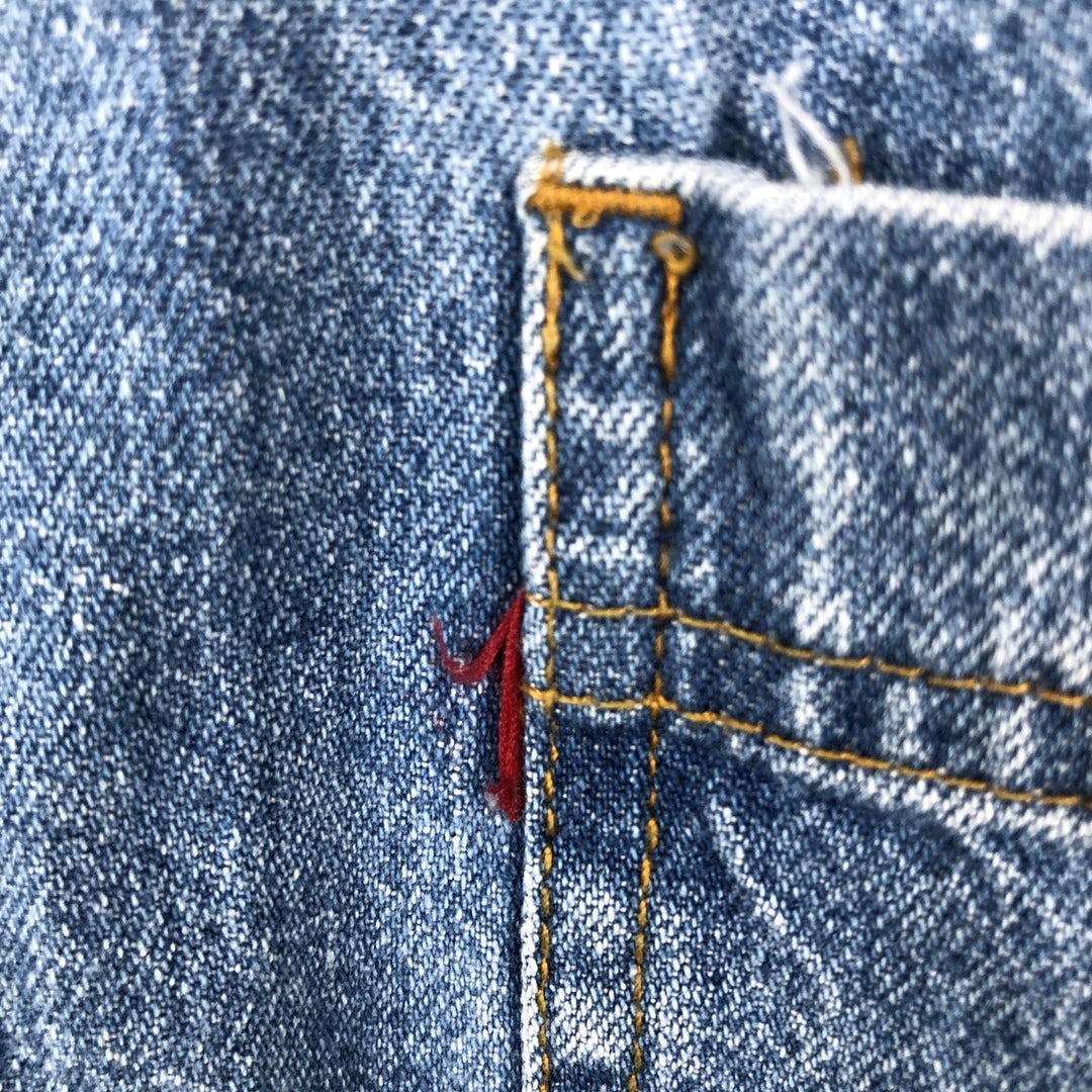 90'S Levi's Long Sleeve Denim Shirt, Men's Size L, Vintage cotton blue type Vintage Second Hand