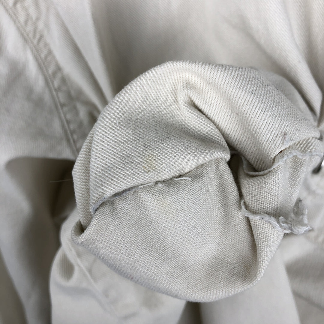 90s-00'S Levi's Jeans Long-Sleeve Denim Shirt, Men's Size M (approx.), Vintage cotton Khaki type beige Vintage Second Hand