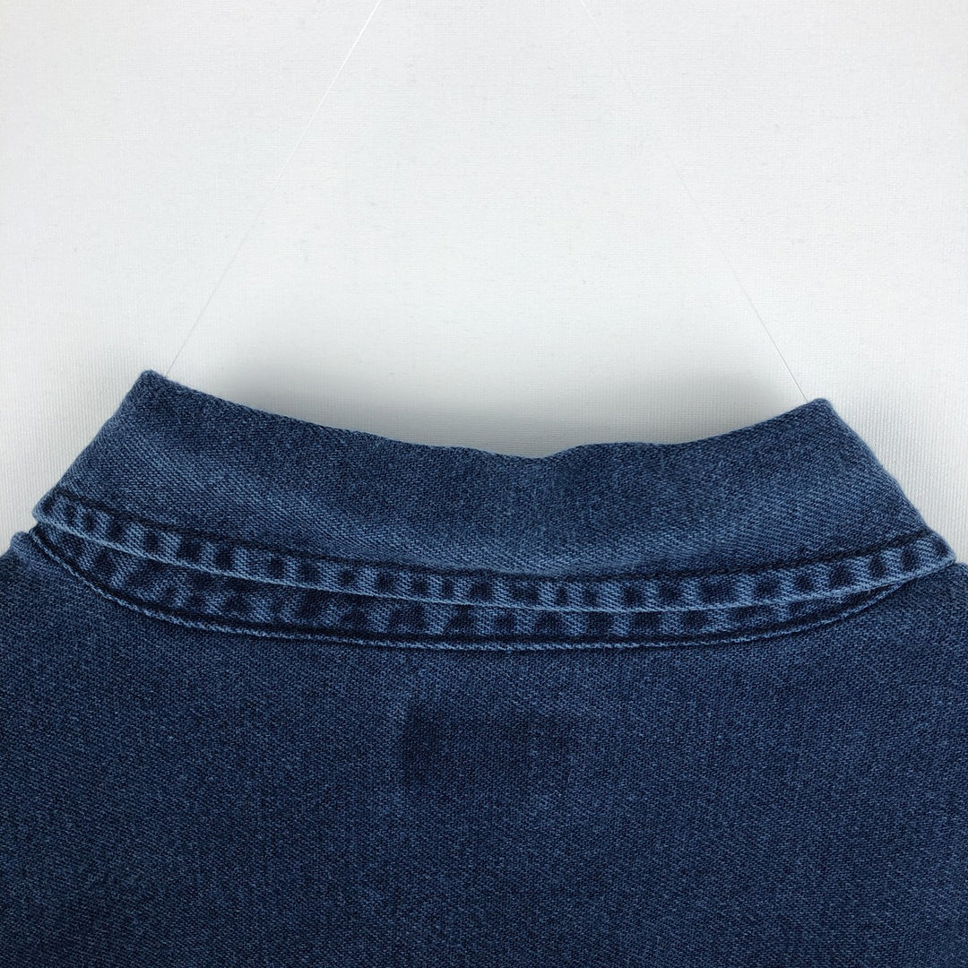 Levi's RED TAB Long-Sleeve Button-Down Denim Shirt, Men's Size XL (approx.) cotton blue type Vintage Second Hand