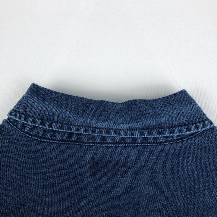 Levi's RED TAB Long-Sleeve Button-Down Denim Shirt, Men's Size XL (approx.) cotton blue type Vintage Second Hand