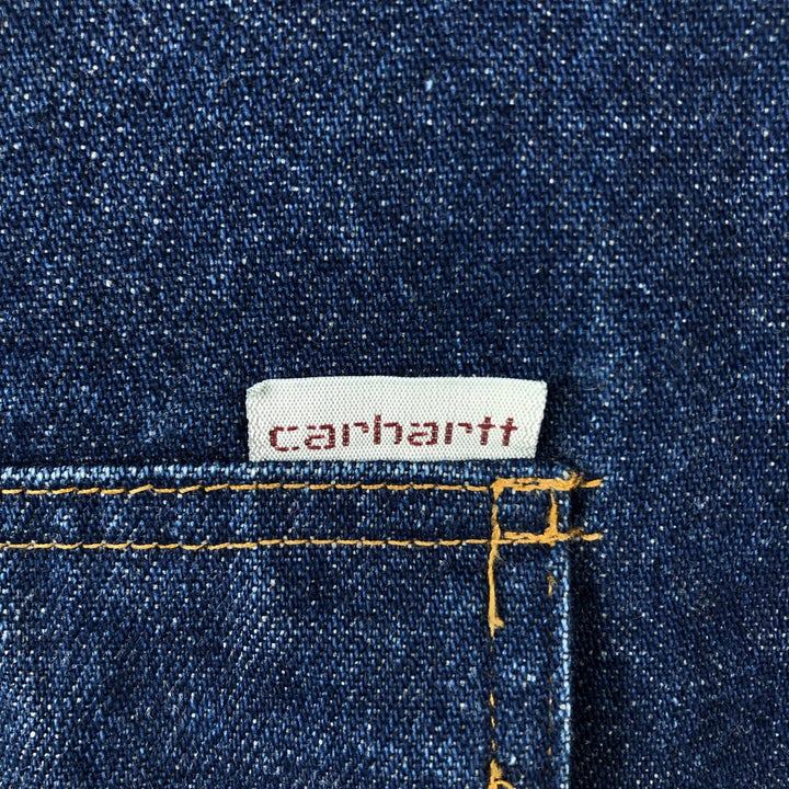 Carhartt long-sleeved denim shirt, men's size XL unclear blue type Vintage Second Hand