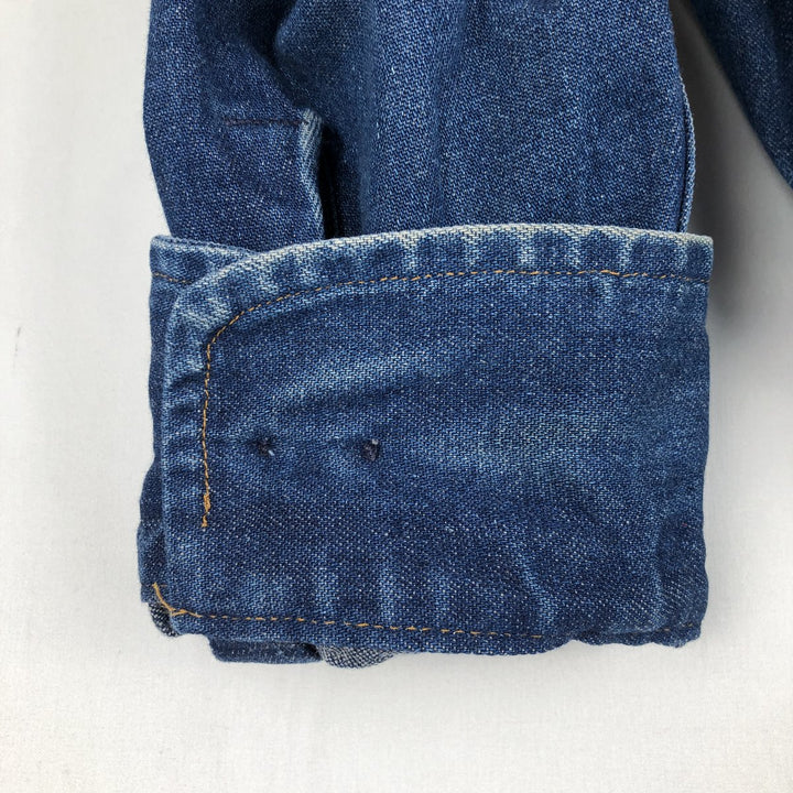 Carhartt long-sleeved denim shirt, men's size XL unclear blue type Vintage Second Hand