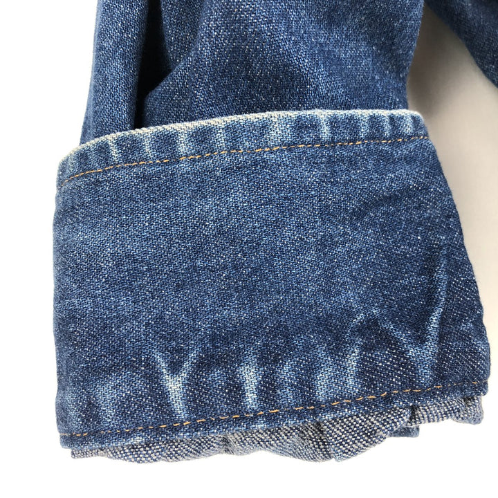 Carhartt long-sleeved denim shirt, men's size XL unclear blue type Vintage Second Hand