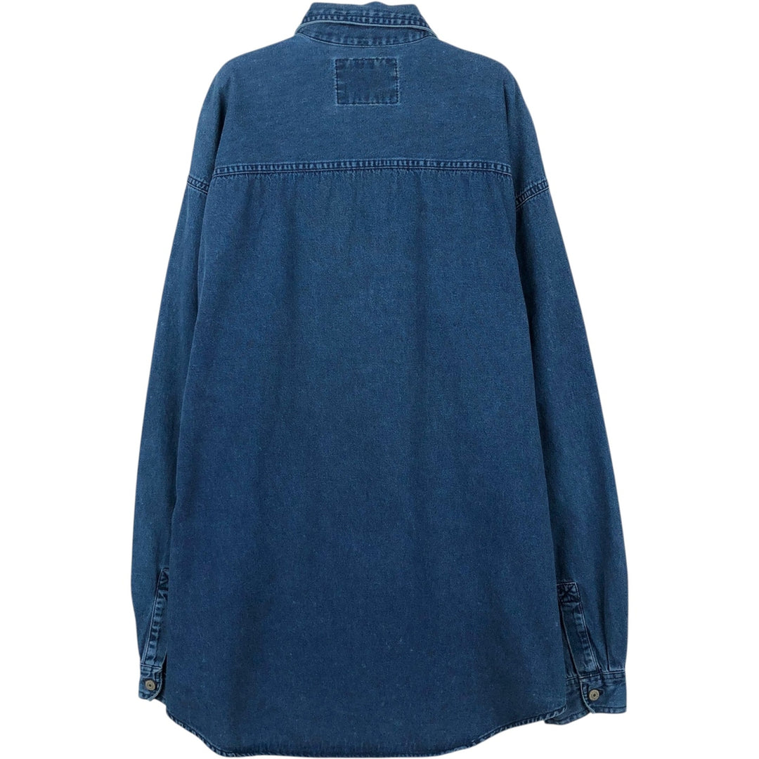 Levi's Red Tab Long Sleeve Denim Shirt, Men's Size L cotton blue type Vintage Second Hand