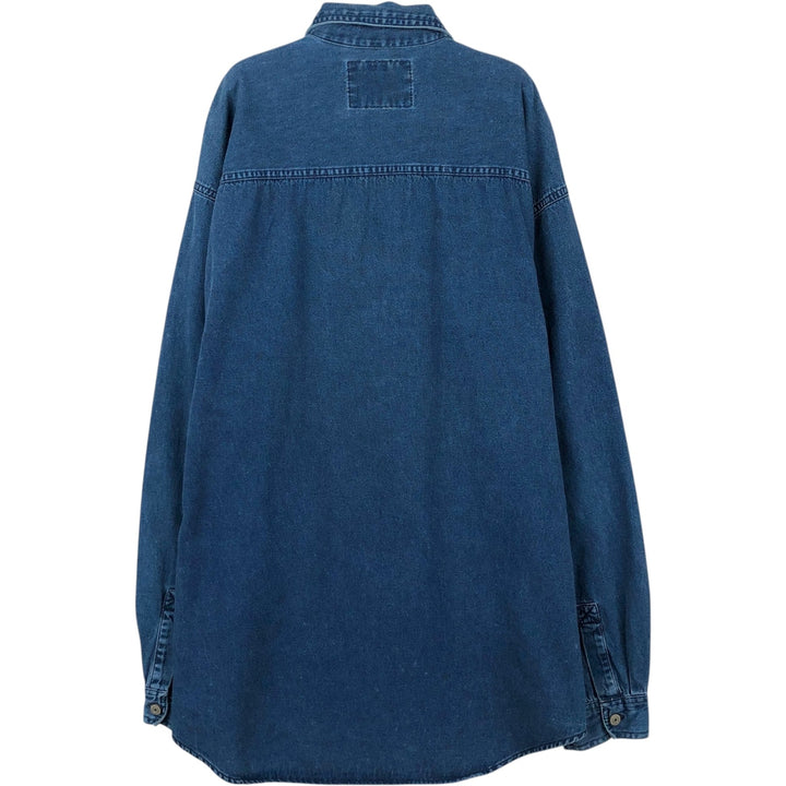 Levi's Red Tab Long Sleeve Denim Shirt, Men's Size L cotton blue type Vintage Second Hand