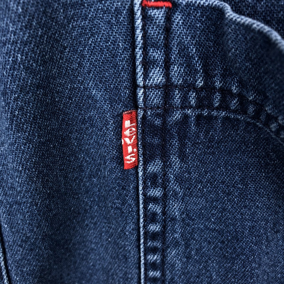 Levi's Red Tab Long Sleeve Denim Shirt, Men's Size L cotton blue type Vintage Second Hand