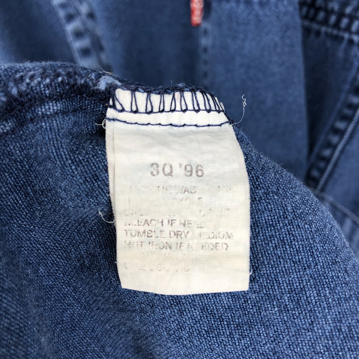 Levi's long sleeve denim shirt, men's size XL cotton blue type Vintage Second Hand
