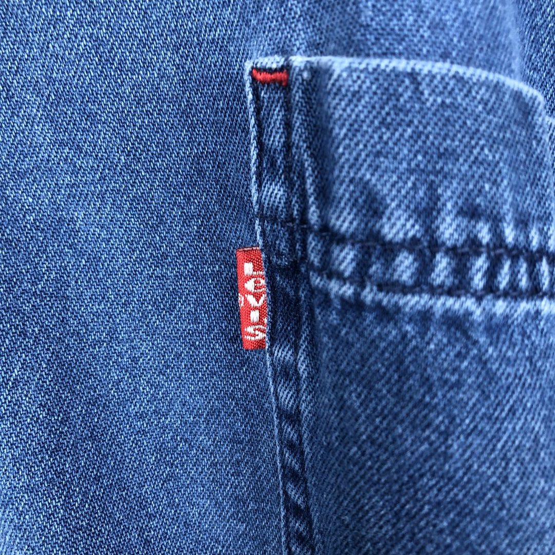 Levi's long sleeve denim shirt, men's size XL cotton blue type Vintage Second Hand