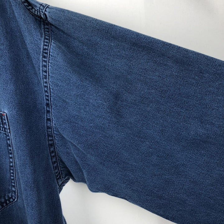Levi's long sleeve denim shirt, men's size XL cotton blue type Vintage Second Hand