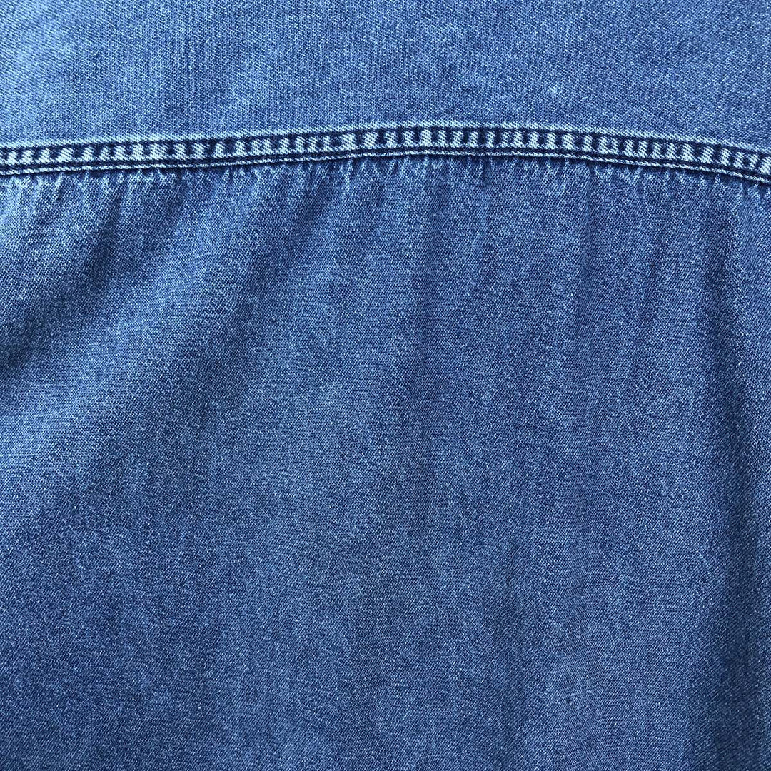 Levi's long sleeve denim shirt, men's size XL cotton blue type Vintage Second Hand