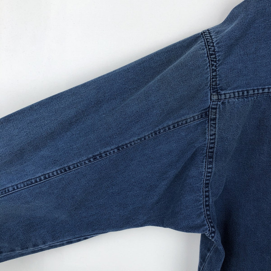 Levi's long sleeve denim shirt, men's size XL cotton blue type Vintage Second Hand