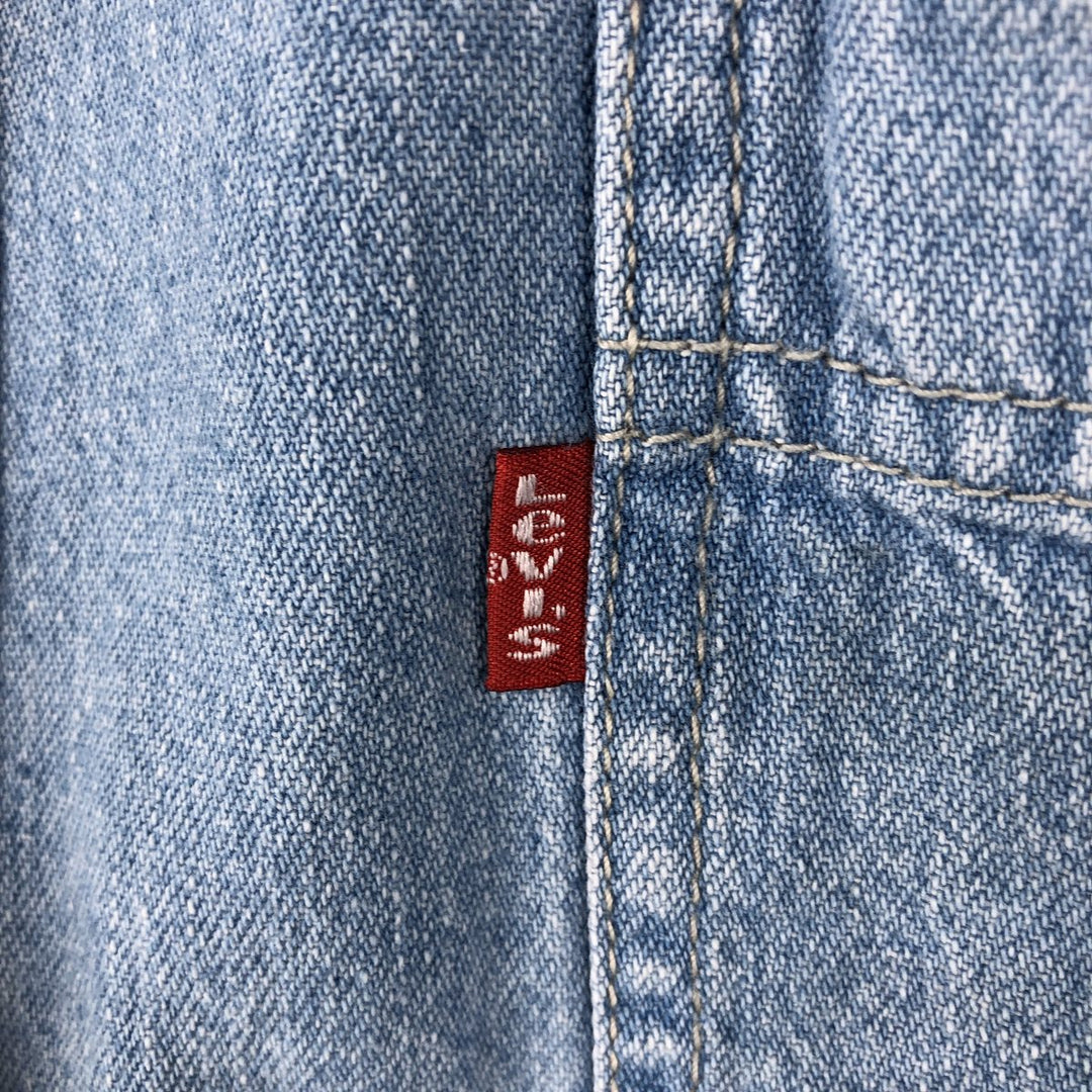 Levi's RED TAB Long-Sleeve Denim Shirt, Men's Size XL (approx.), Vintage cotton Blue type light blue Vintage Second Hand