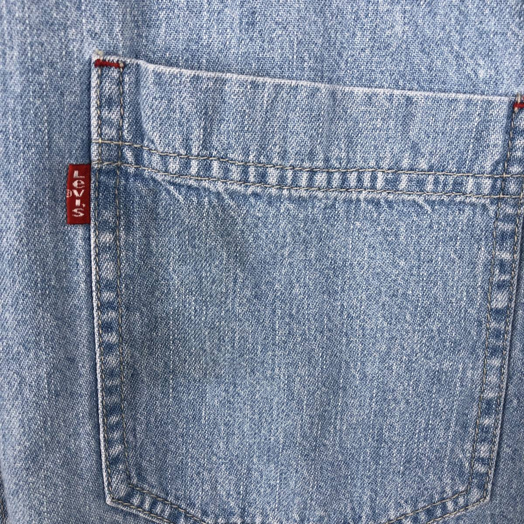 Levi's RED TAB Long-Sleeve Denim Shirt, Men's Size XL (approx.), Vintage cotton Blue type light blue Vintage Second Hand