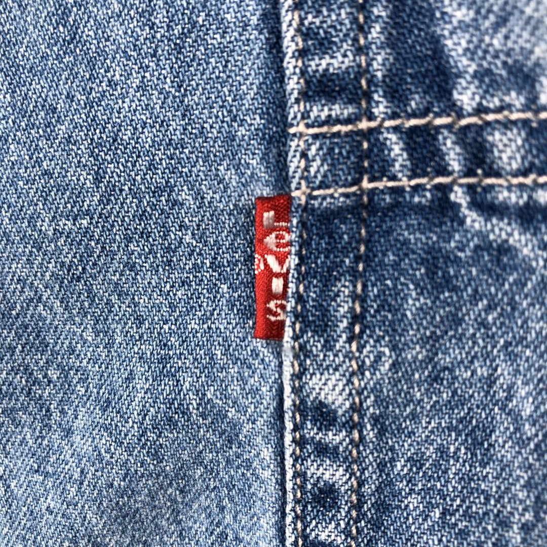 90s-00'S Levi's RED TAB Long-Sleeve Denim Shirt, Men's Size L (Equivalent), Vintage cotton Blue type light blue Vintage Second Hand