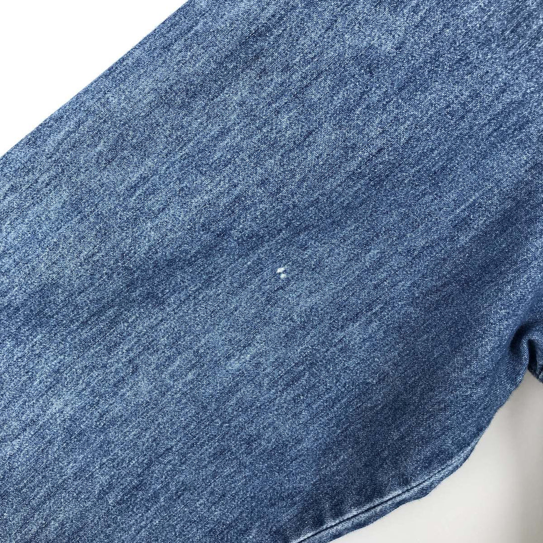 Levi's Jeanswear Long-Sleeve Button-Down Denim Shirt, Men's Size L (approx.) cotton blue type Vintage Second Hand