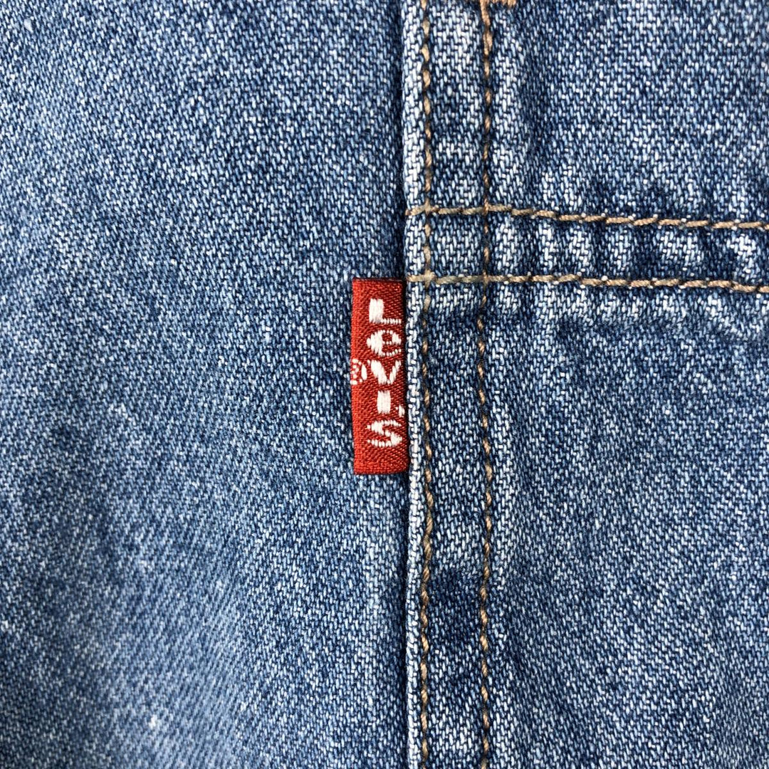 Levi's Red Tab Long Sleeve Denim Shirt, Men's Size XL cotton blue type Vintage Second Hand