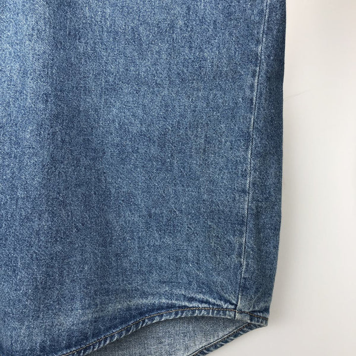 Levi's Red Tab Long Sleeve Denim Shirt, Men's Size XL cotton blue type Vintage Second Hand
