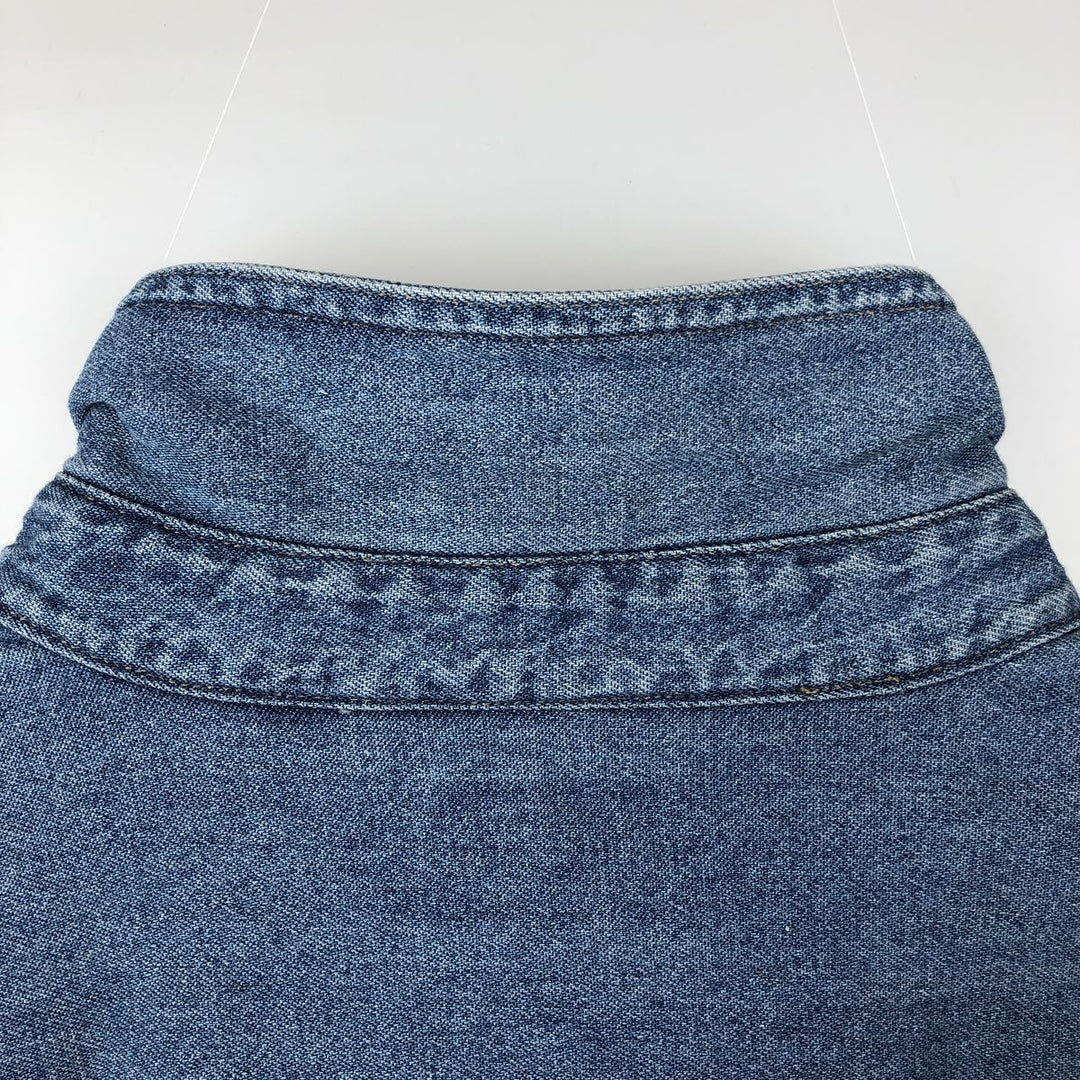 Levi's Red Tab Long Sleeve Denim Shirt, Men's Size XL cotton blue type Vintage Second Hand