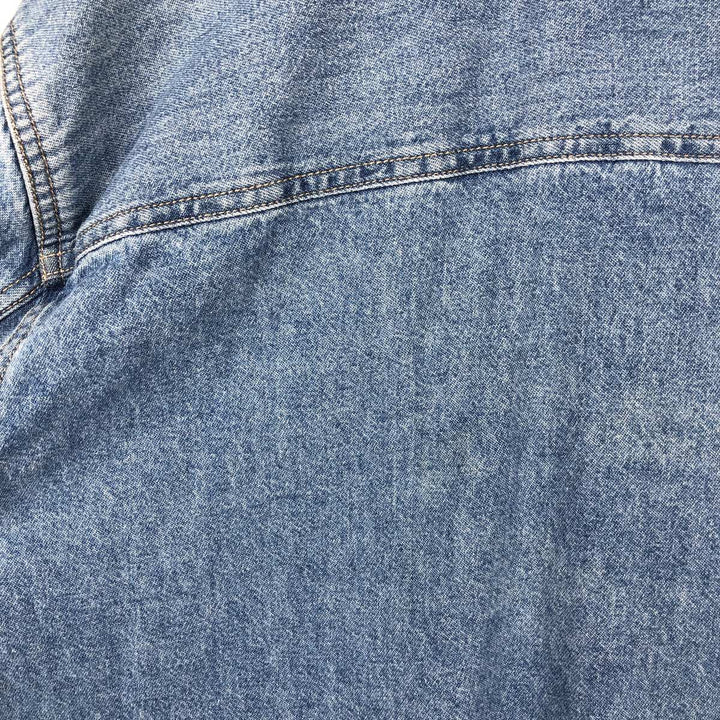 Levi's Red Tab Long Sleeve Denim Shirt, Men's Size XL cotton blue type Vintage Second Hand