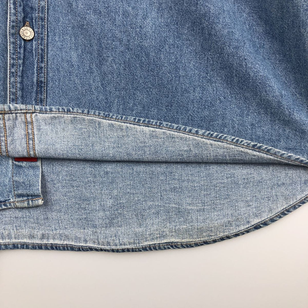 Levi's Red Tab Long Sleeve Denim Shirt, Men's Size XL cotton blue type Vintage Second Hand