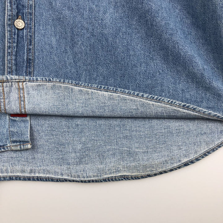 Levi's Red Tab Long Sleeve Denim Shirt, Men's Size XL cotton blue type Vintage Second Hand