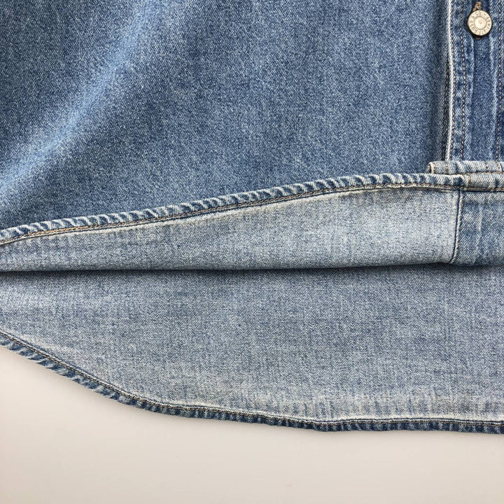 Levi's Red Tab Long Sleeve Denim Shirt, Men's Size XL cotton blue type Vintage Second Hand