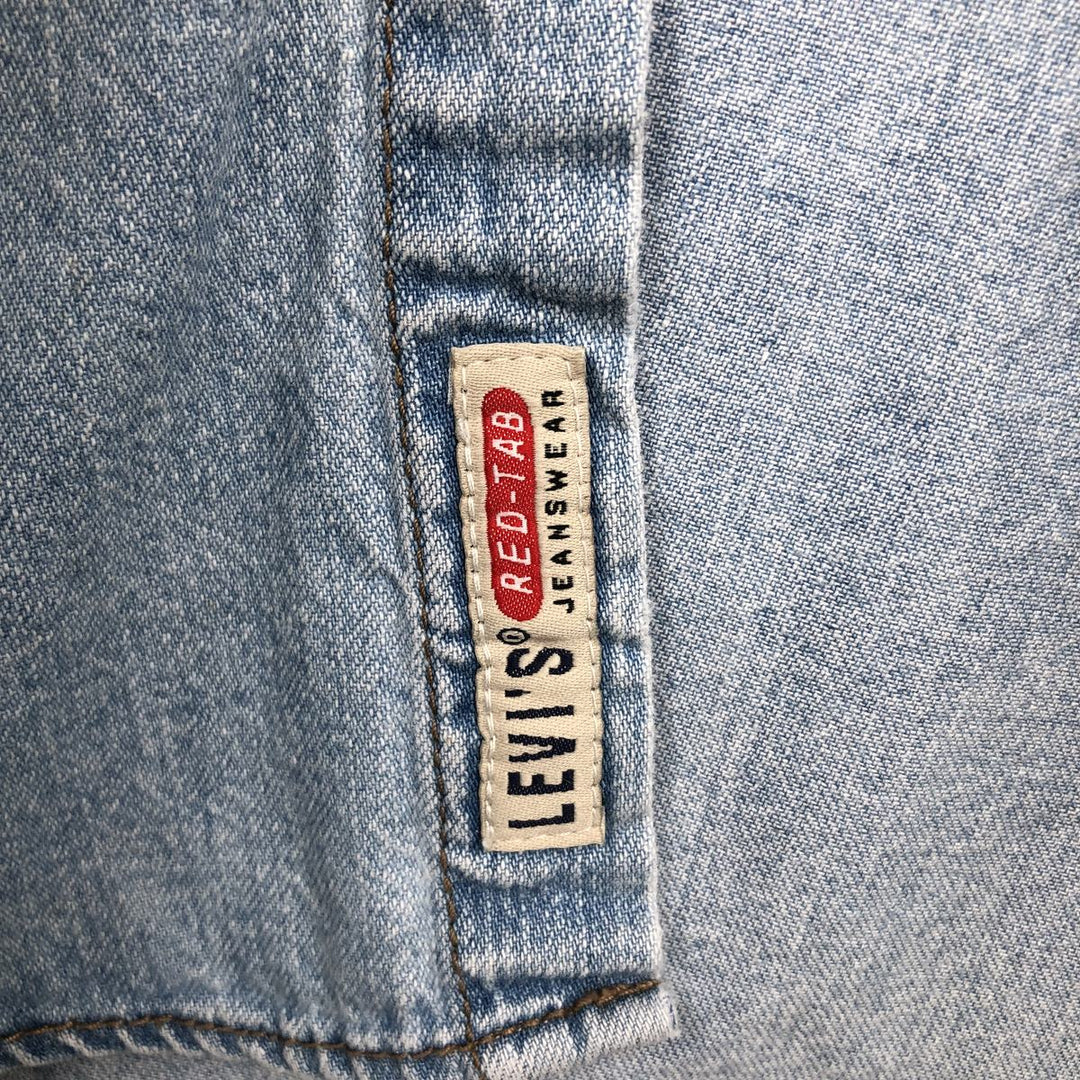 Levi's Red Tab Long Sleeve Denim Shirt, Men's Size L cotton blue type Vintage Second Hand