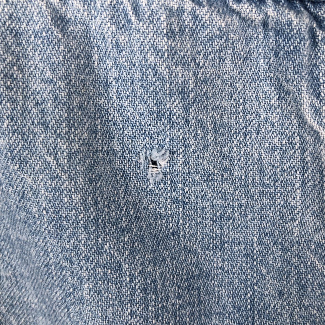 Levi's Red Tab Long Sleeve Denim Shirt, Men's Size L cotton blue type Vintage Second Hand