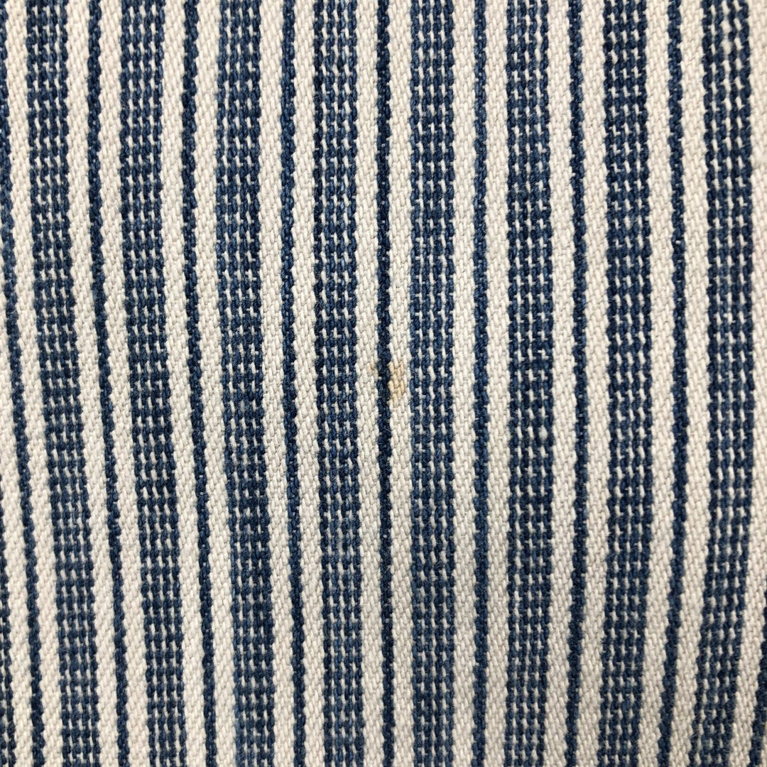 90'S Levi's Multi-Striped Long-Sleeve Denim Shirt, Men's Size M (Equivalent), Vintage cotton navy blue type Vintage Second Hand