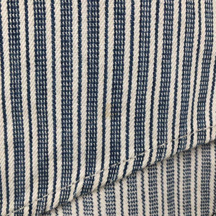 90'S Levi's Multi-Striped Long-Sleeve Denim Shirt, Men's Size M (Equivalent), Vintage cotton navy blue type Vintage Second Hand