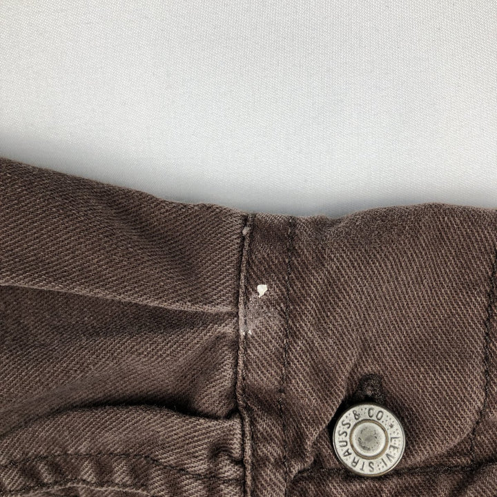 Levi's Red Tab Long Sleeve Denim Shirt, Men's Size XL cotton brown type Vintage Second Hand