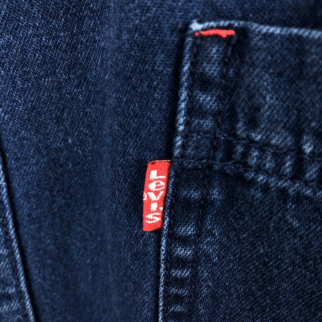 Levi's Red Tab Long Sleeve Denim Shirt, Men's Size XL cotton blue type Vintage Second Hand