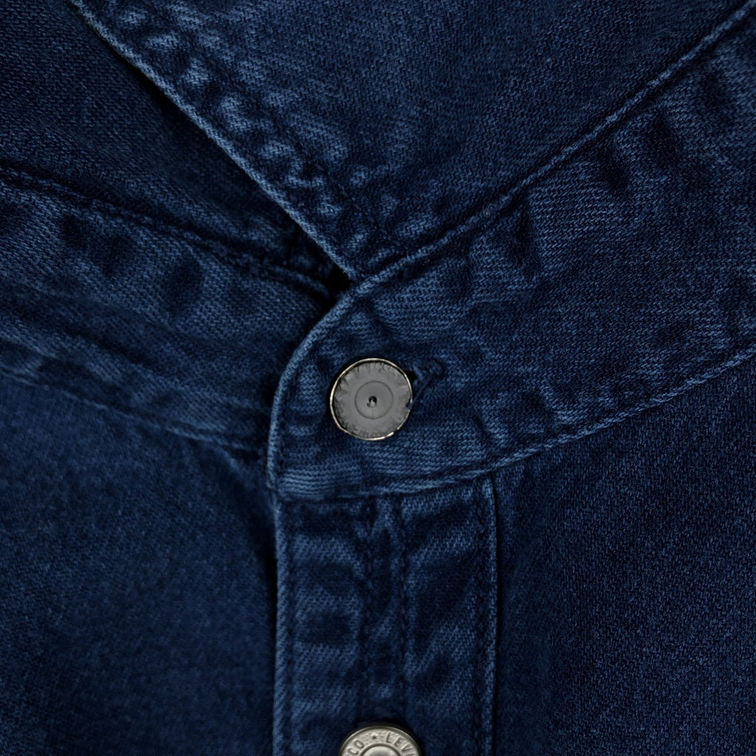 Levi's Red Tab Long Sleeve Denim Shirt, Men's Size XL cotton blue type Vintage Second Hand