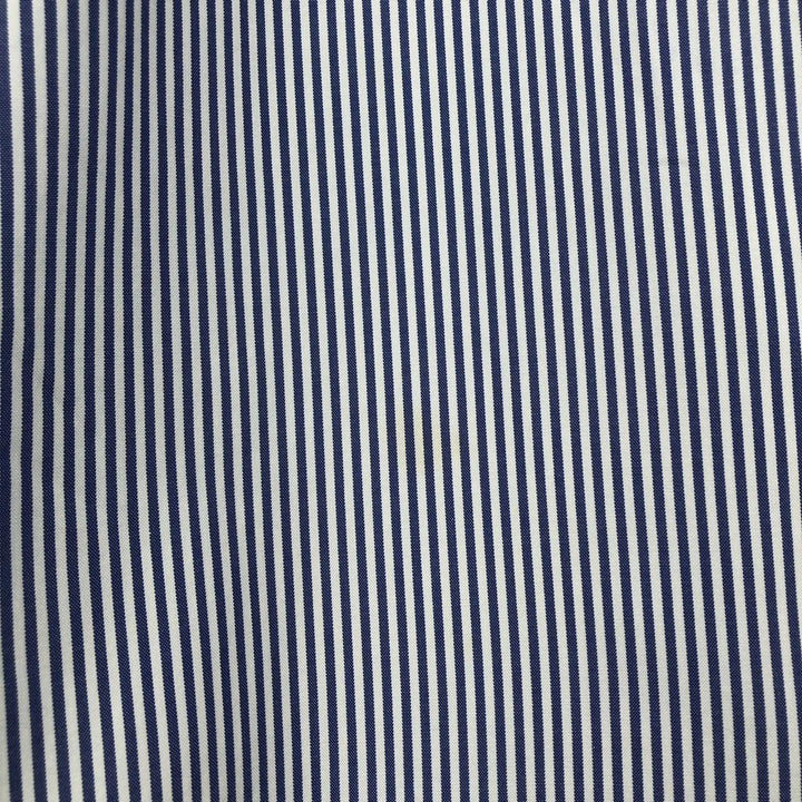 Ralph Lauren Classic Fit Long Sleeve Button Down Striped Shirt Men's XXL cotton blue type Vintage Second Hand