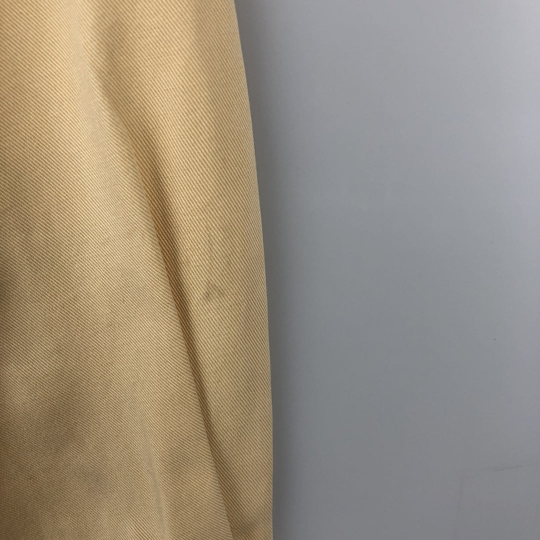 Ralph Lauren long sleeve button down shirt, men's size M cotton yellow type Vintage Second Hand