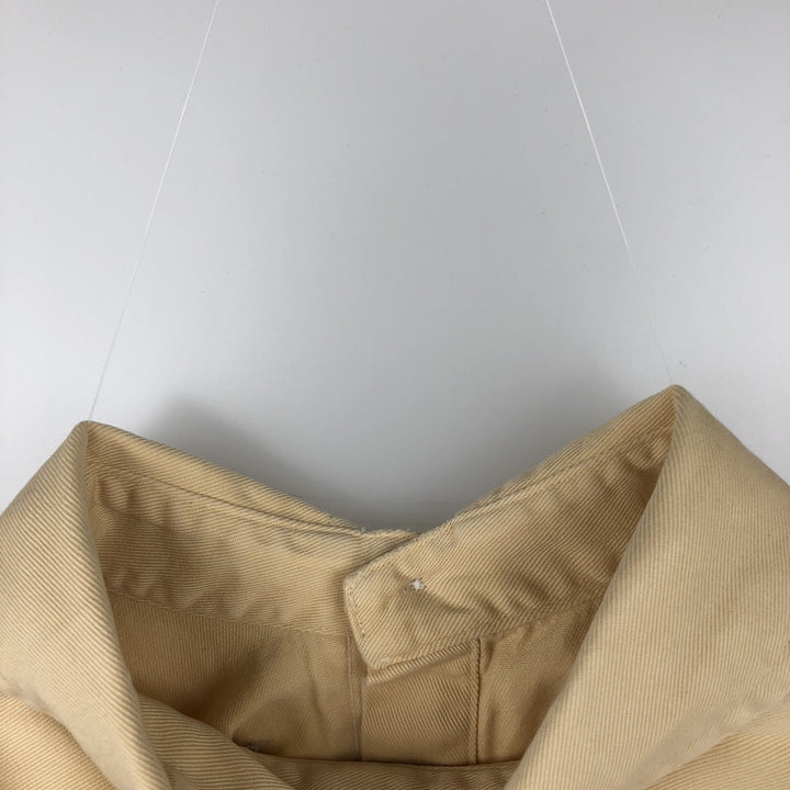 Ralph Lauren long sleeve button down shirt, men's size M cotton yellow type Vintage Second Hand
