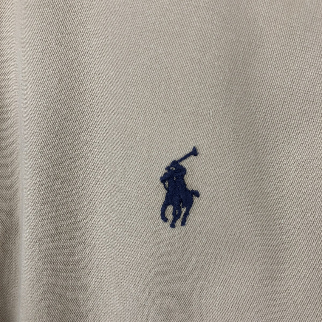 Ralph Lauren BLAIRE long sleeve button down shirt, men's XL size cotton Beige type Vintage Second Hand