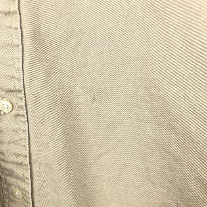Ralph Lauren BLAKE long sleeve button down shirt, men's size L cotton Beige type Vintage Second Hand